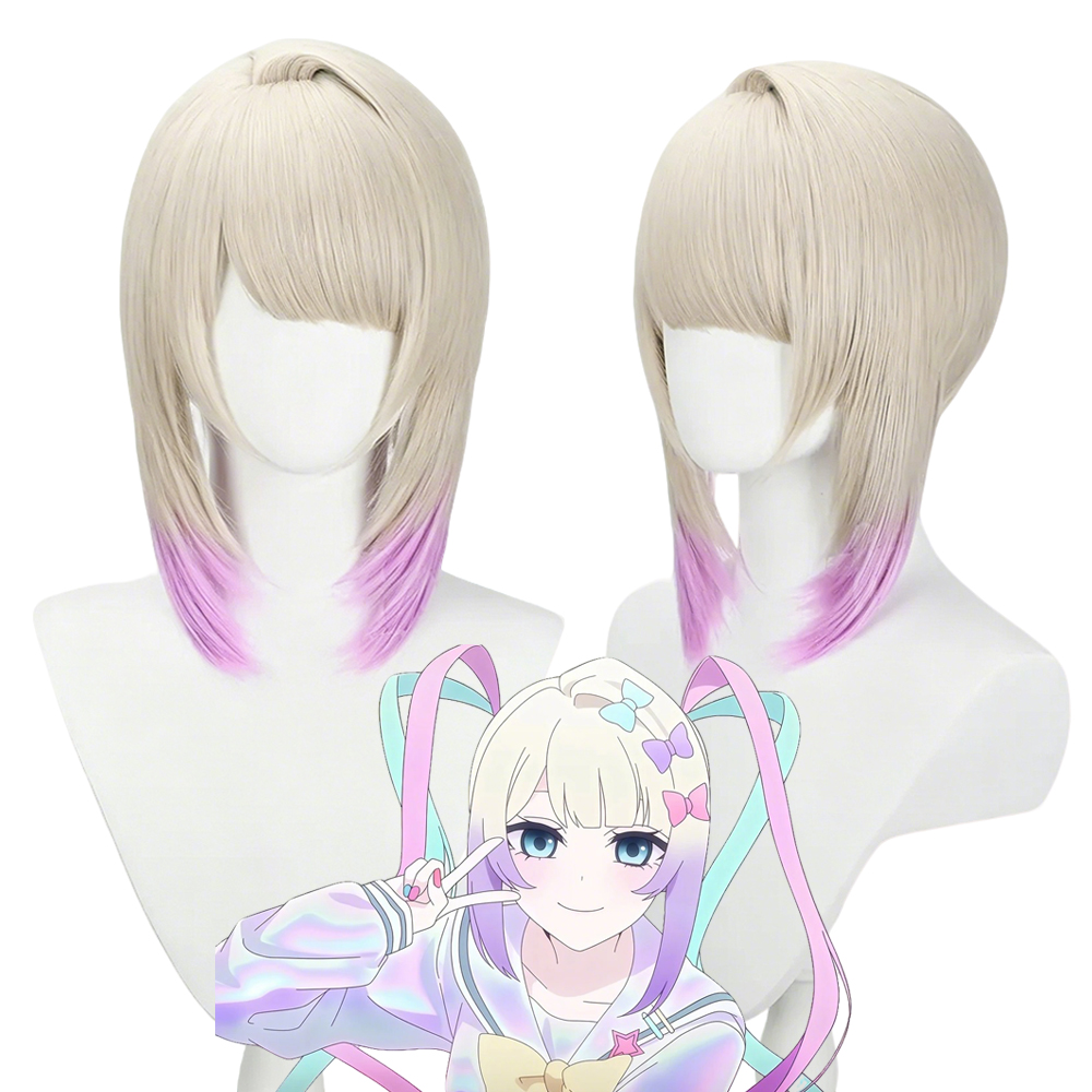 Cosplay Floating Prop - ゲームニーディーガールオーバードースレインコスプレウィッグ女性ショートヘア耐熱合成フルウィッグハロウィン小道具
