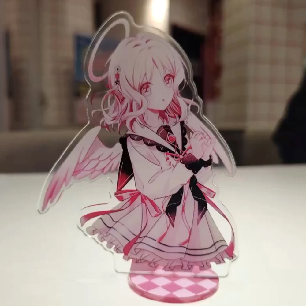 Prop For Cosplay - アニメ『ディアボリック・ラヴァーズ』小森優衣コスプレスタンド アクリル製漫画フィギュア スタンドプレート デスクトップ装飾小道具 オーナメント アクセサリー