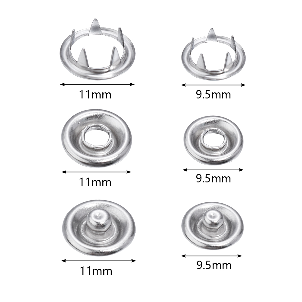 Sauvoo-鉄スナップボタン、ファインメタル、プレススタッ - Snap Fastener Set のレビューと価格