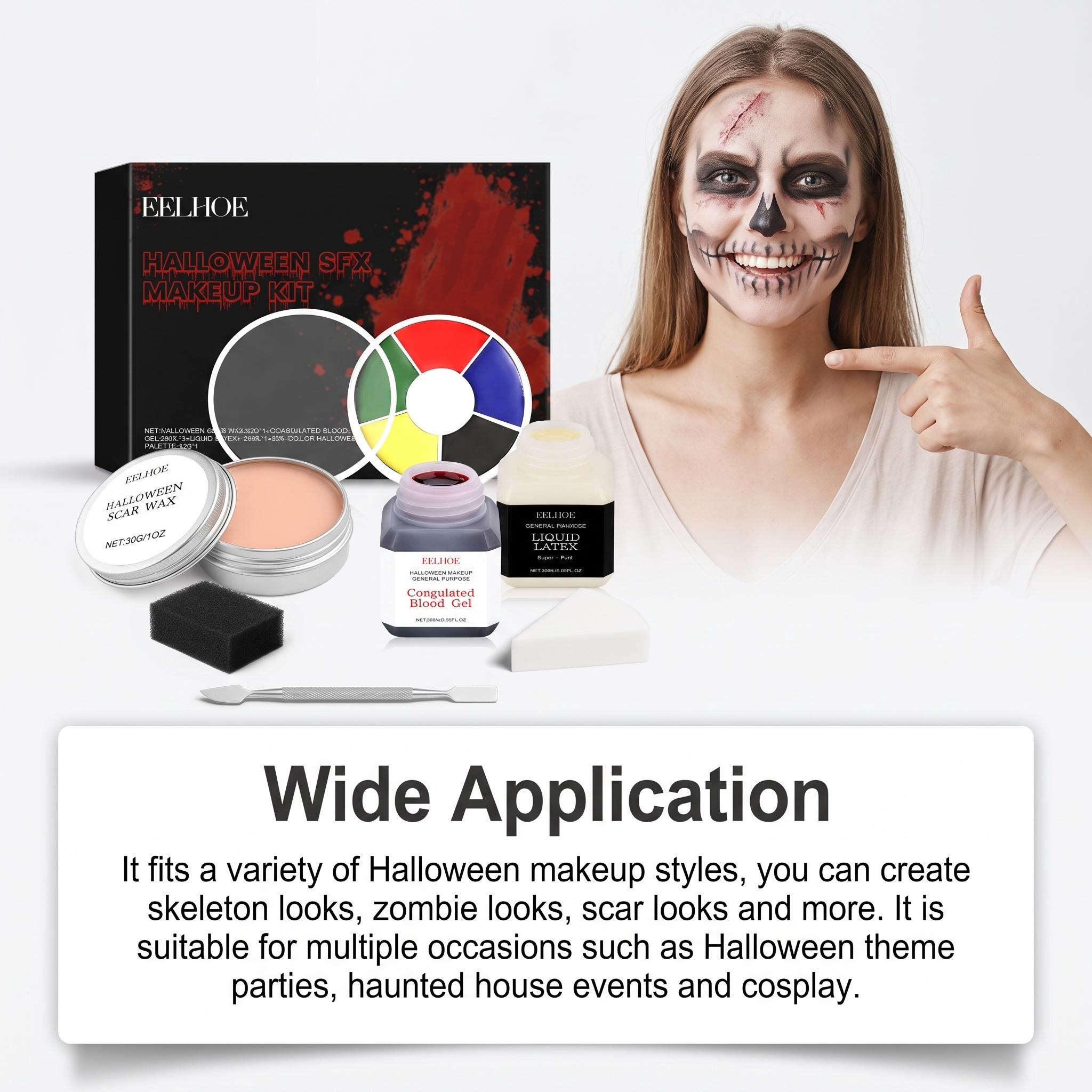EELHOE ハロウィンSFXメイクアップキット 傷跡ワック - Body Paint Sfx のレビューと価格