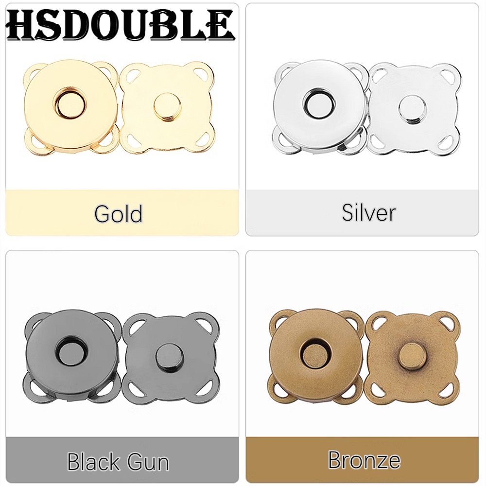 10 セット金属磁気スナップファスナークラスプボタンハンドバ - Snap Fastener Set のレビューと価格