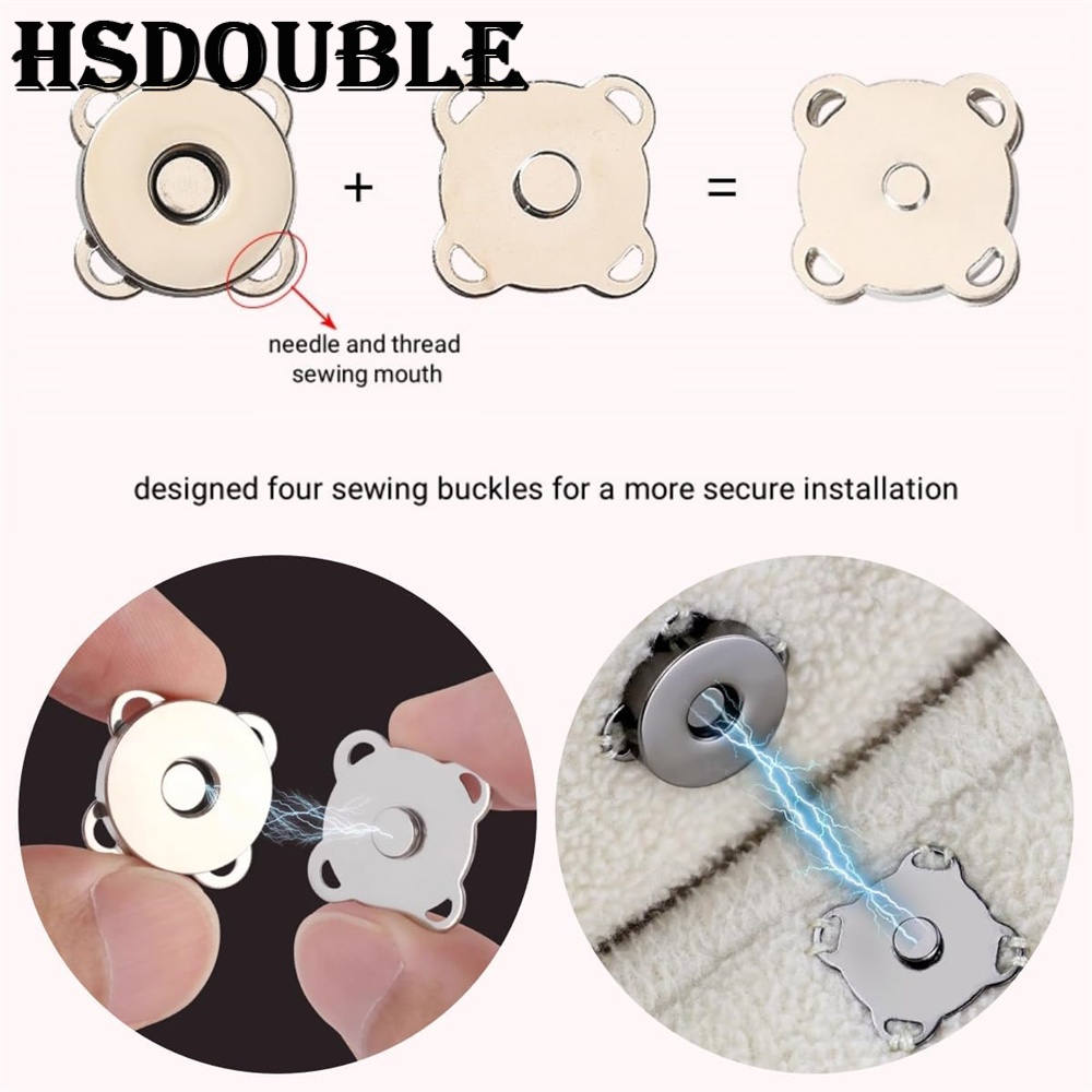 10 セット金属磁気スナップファスナークラスプボタンハンドバ - Snap Fastener Set のレビューと価格