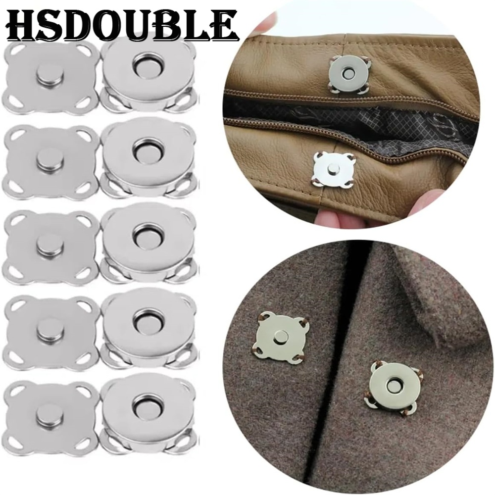10 セット金属磁気スナップファスナークラスプボタンハンドバ - Snap Fastener Set のレビューと価格