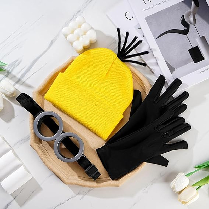 ミニオンズコスチュームアクセサリーセット イエローニットビー - Cosplay Prop Kit のレビューと価格