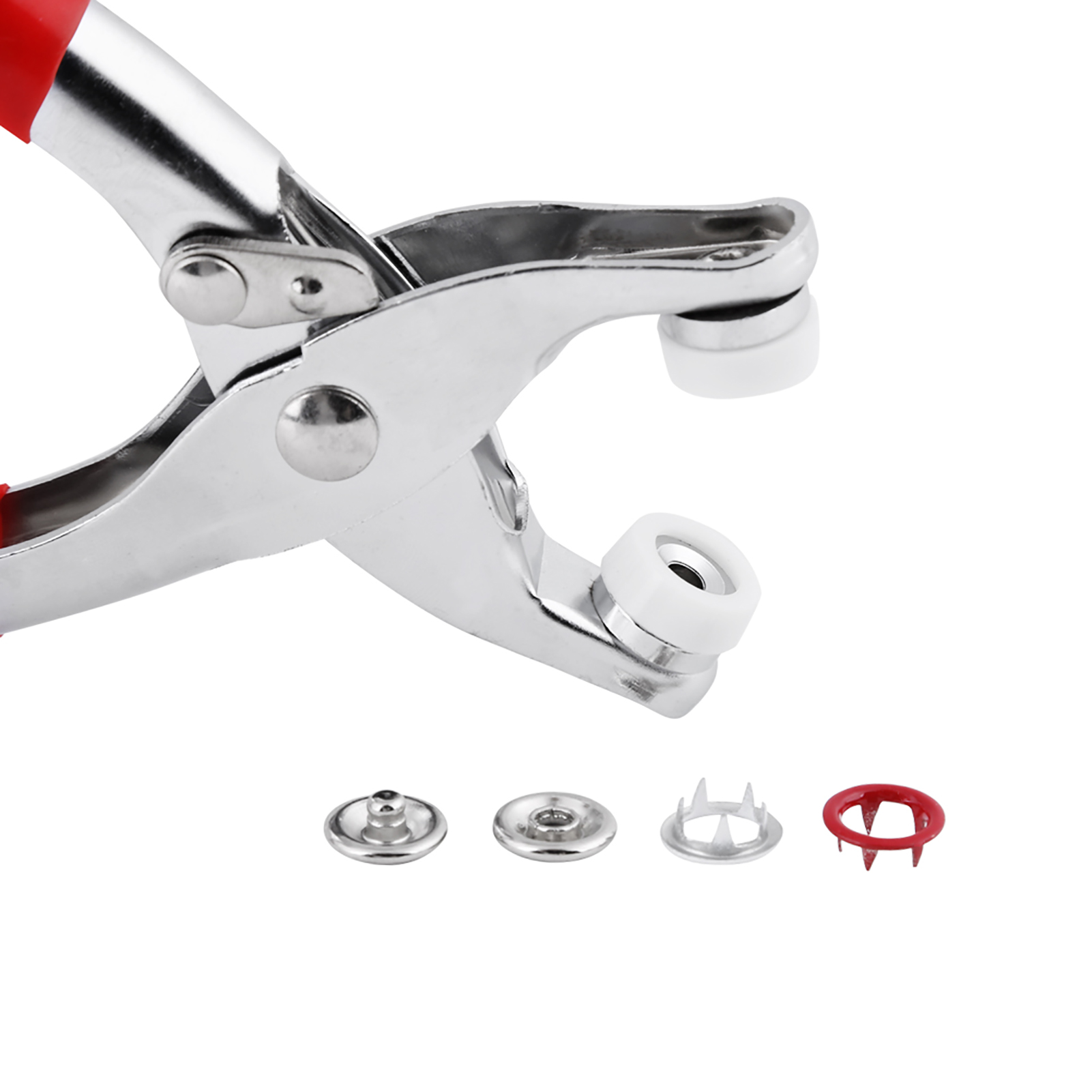 120セットミックスカラーメタルプロングスナップボタンファス - Snap Fastener Set のレビューと価格