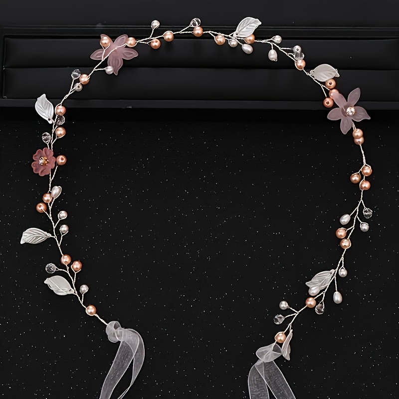 クリスタルリーフヘアバンド,女性用ラインストーンフラワーヘッ - Aerith Cosplay Prop のレビューと価格