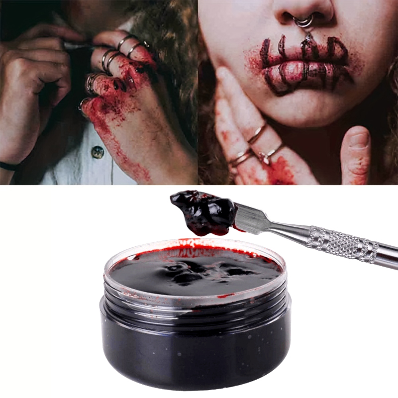 ハロウィン凝固血液、SFX 創傷、カット、ピエロ、吸血鬼フィ - Body Paint Sfx のレビューと価格