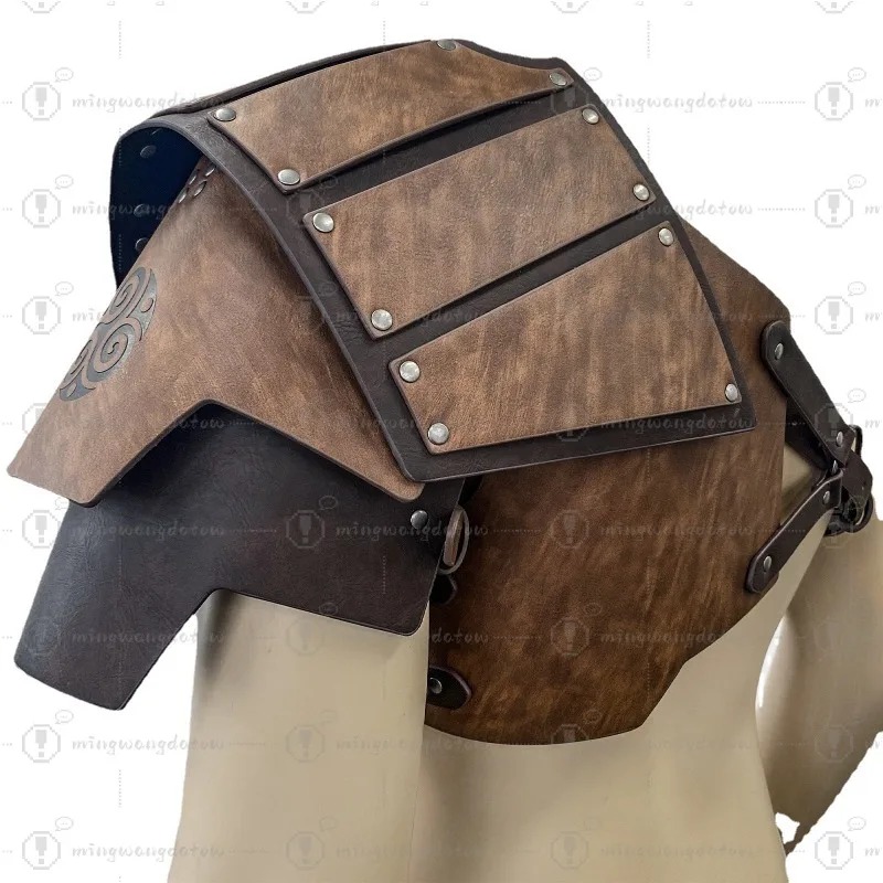 中世風片側肩甲 北欧風バイキング肩甲 レトロコスプレ舞台小道 - Prop For Cosplay のレビューと価格