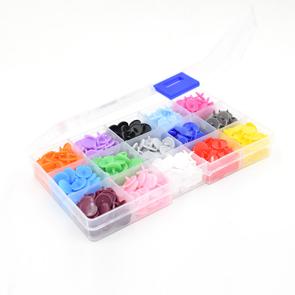 プラスチックボタン,樹脂色,子供服アクセサリー,スナップ15 - Snap Fastener Set のレビューと価格