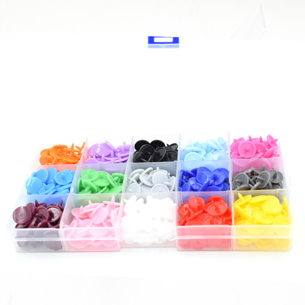 プラスチックボタン,樹脂色,子供服アクセサリー,スナップ15 - Snap Fastener Set のレビューと価格