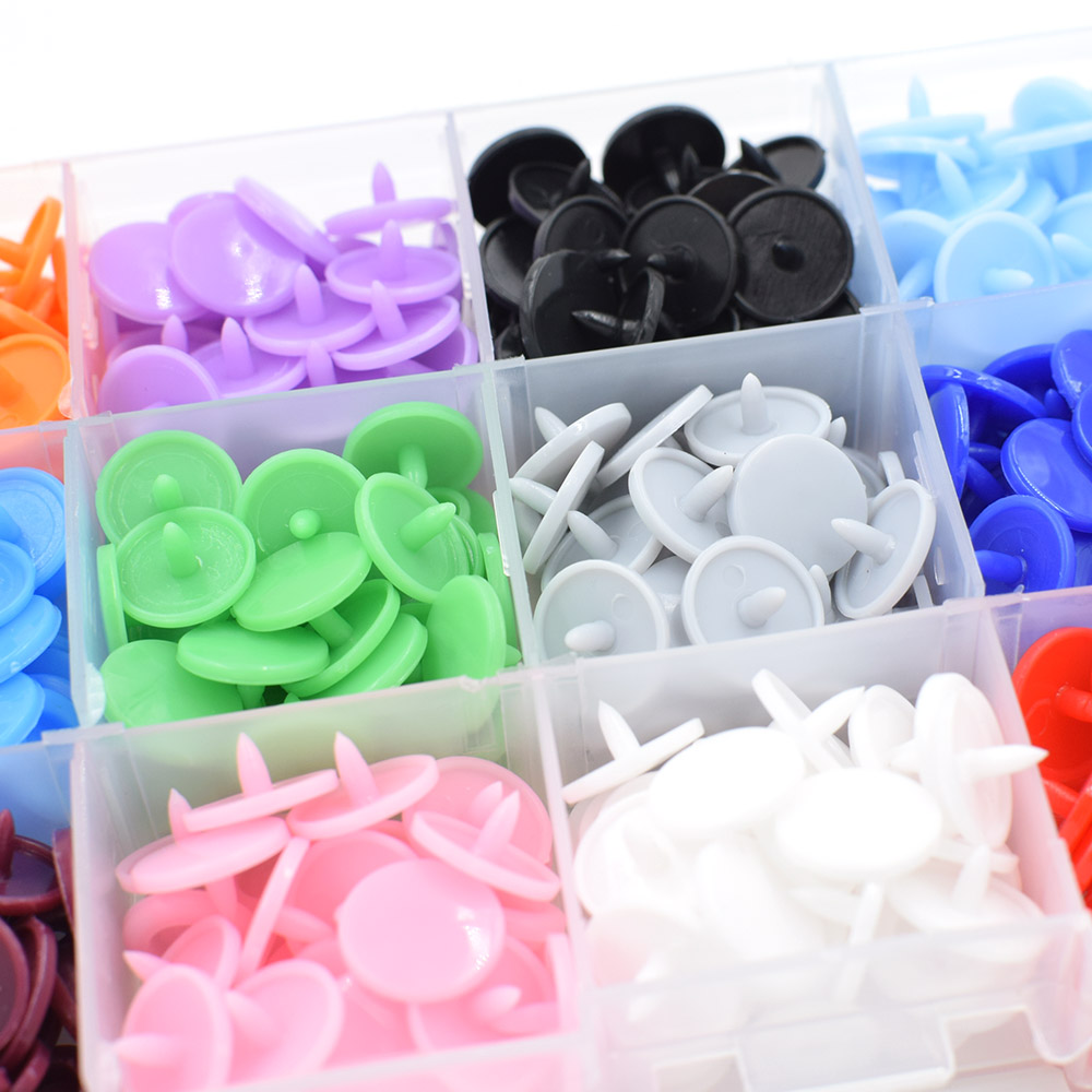 プラスチックボタン,樹脂色,子供服アクセサリー,スナップ15 - Snap Fastener Set のレビューと価格