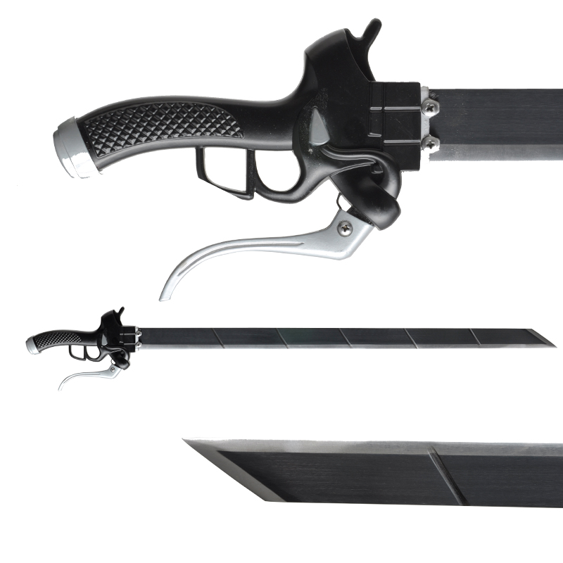 コスプレ小道具、進撃の巨人の模造刀超硬鋼、銃コスプレエレン・ - Prop For Cosplay のレビューと価格