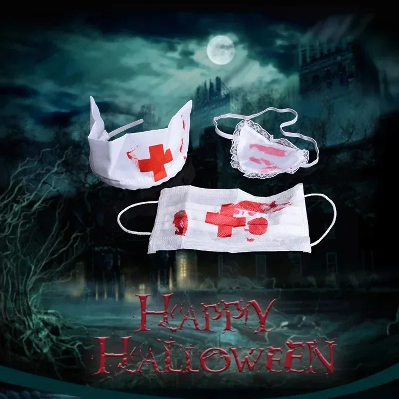 血まみれの看護ハロウィーンの衣装キット、コスプレアクセサリー - Cosplay Prop Kit のレビューと価格
