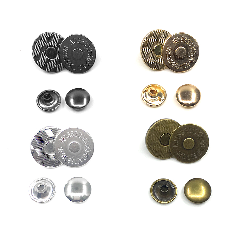 薄い磁気ボタンバッグ14mm-18mm磁気バックル財布ボタン - Snap Fastener Set のレビューと価格