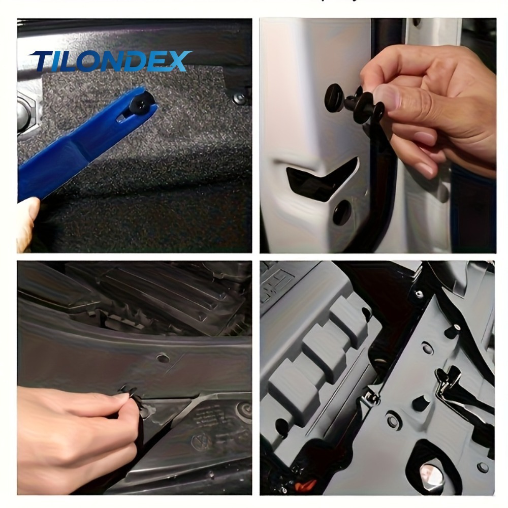 TILONDEX 100個入り 自動車用ファスナークリップセ - Snap Fastener Set のレビューと価格
