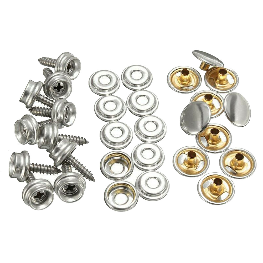 ステンレス鋼の帆布のケープ,30個,マリンテント,ボート,カ - Snap Fastener Set のレビューと価格