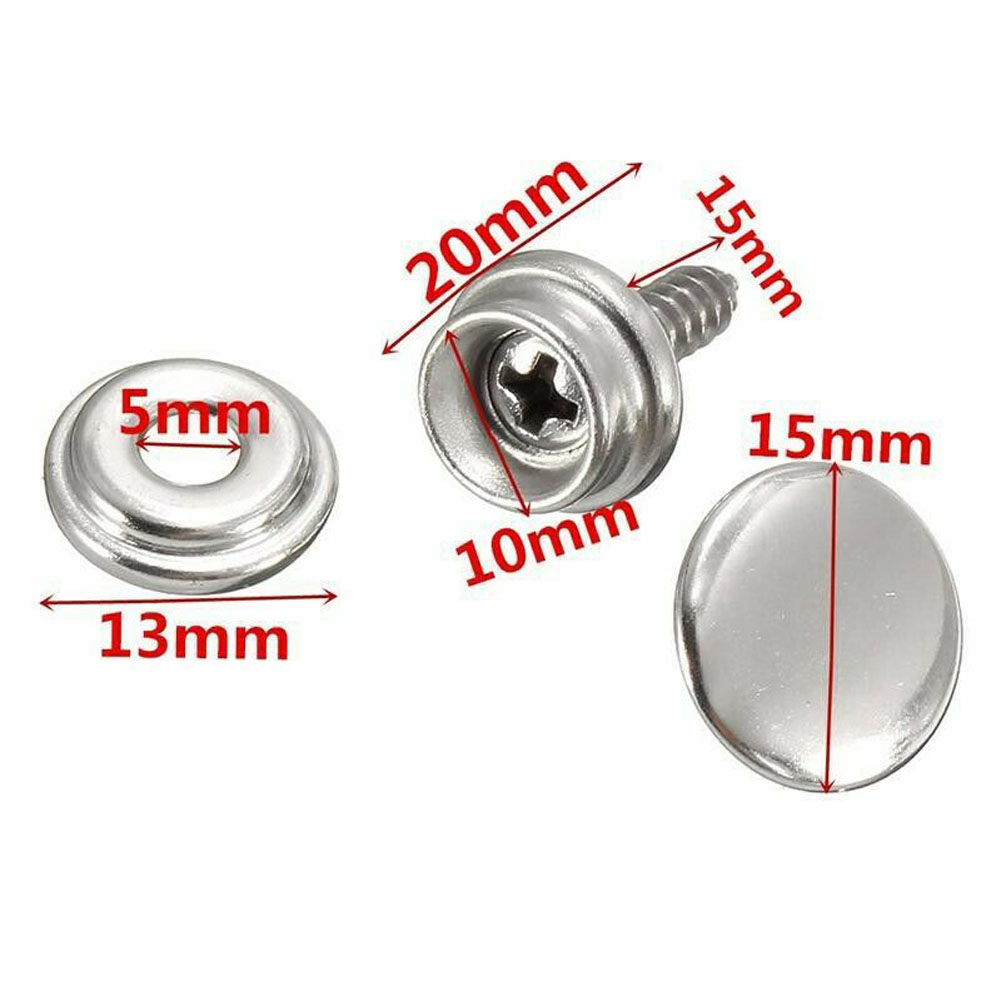 ステンレス鋼の帆布のケープ,30個,マリンテント,ボート,カ - Snap Fastener Set のレビューと価格